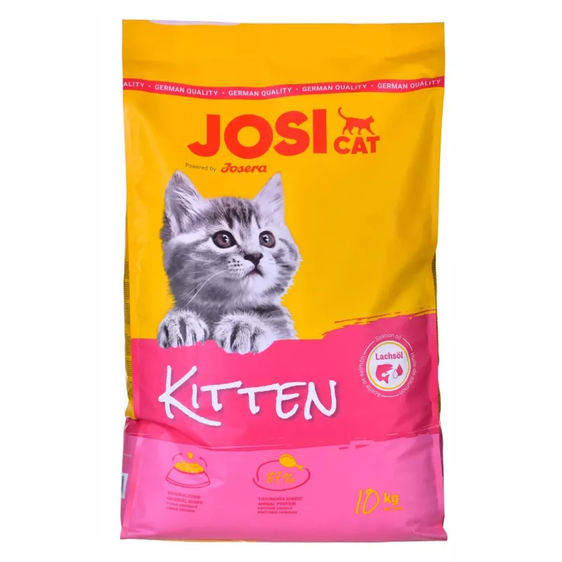 Kuiv kassipoegade toit JosiCat Kitten 10 kg – täisväärtuslik toit kasvavatele kassipoegadele