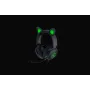 Razer Kraken V2 Pro Kitty Edition, juhtmega, üle kõrva, must, mängupeakomplekt