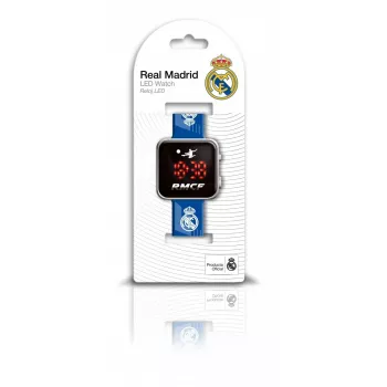 Kids Euroswan Watch LED Real Madrid RM00017 — laste digitaalne LED-kell, meeskonna kujundusega
