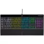 Corsair K55 RGB PRO klaviatuur mängimiseks USB QWERTZ Saksa must