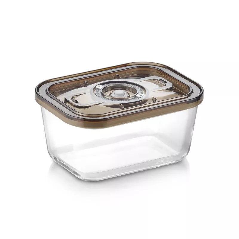 Caso klaasist vaakumkonteiner plastkaanega | VacuBoxx Eco M | Läbipaistev