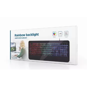 MULTIMEEDIAKLAVIATUUR USB ENG/MUST KB-UML-03 GEMBIRD