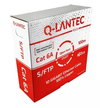 Q-LANTEC S/FTP cat.6A võrgukaabel, keerdpaarjuhe, LSOH