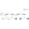 Võrgusild ALLNET ALL-GHN102-COAX Juhtmega IEEE 802.3ab