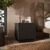Öökapipaar Cama öökapp LIVERTI 45x42x47 cm, must, MDF/puitlaastplaat, 16 mm raam