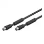 Wentronic 50743 koaksiaalkaabel must