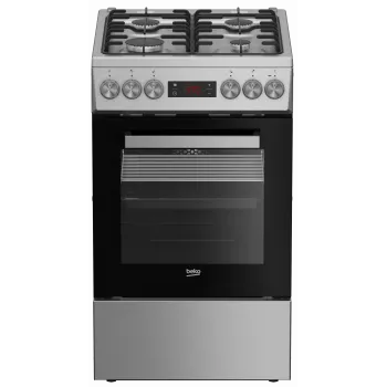 Gaasipliit ja elektriahi BEKO FSM52321DXDT roostevaba teras 50 cm, energiaklass A