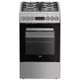 Gaasipliit ja elektriahi BEKO FSM52321DXDT roostevaba teras 50 cm, energiaklass A