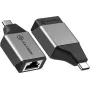 ALOGIC Ultra Mini - võrguadapter - USB-C 3,2 Gen 1 - Gigabit Ethernet x 1 - kosmosehall (ULCGEMN-SGR)