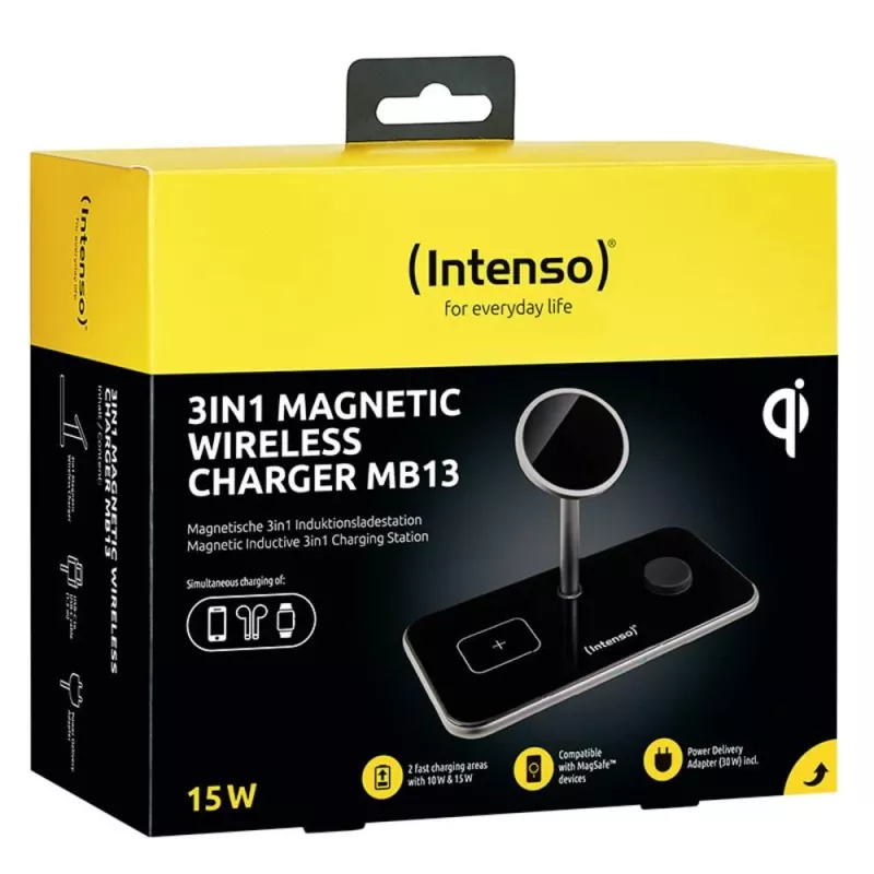 Intenso MB13 kõrvaklapid juhtmevaba USB kiirlaadimine must