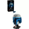 Kogutav LEGO Star Wars kiivri aksessuaar Jango Fett 75408 — 616 tükki, 210×120×110 mm väljapanekumudel