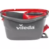 Mopp VILEDA EasyWring & Clean Turbo, punane tehnopolümeerist ämber, eemaldatav pestav mikrokiudpea, kõvadele põrandatele