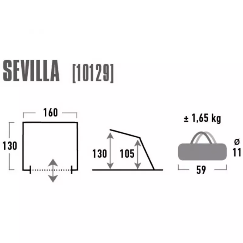 Tent High Peak Sevilla Blue hall
