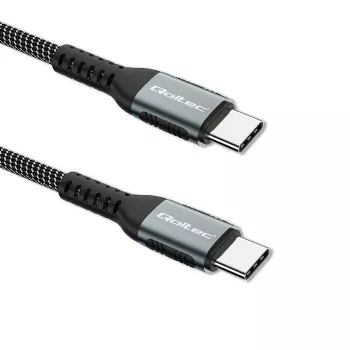 USB-kaabel Qoltec 52358 1.5 m USB-C must USB 2.0 0,48 Gbit/s