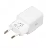 USB-laadija IBOX ILUC42W 42W (maks 33W), 1×USB-C PD3.0, 1×USB-A QC3.0, 100–240V, valge