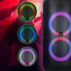 Kaasaskantav kõlar MANTA ATTIS SPK0802 120W, Bluetooth, juhtmega sisend, taaslaetav, FM, LED-tuled