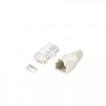 Equip Cat.6 RJ45 pistikukomplekt, RJ-45, läbipaistev, valge, Cat6, kuldne, 170 g, 11,7 mm