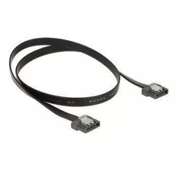 SATA-kaabel DeLOCK 83841 0.5m SATA III 7-kontaktiline must