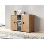 Cama sideboard 120 cm SOHO S7 lefkas oak/Must