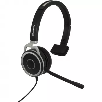 Juhtmega peakomplekt Plusonic 6208-15.1P mono, USB ja 3,5 mm pesa