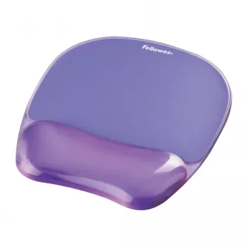 Hiirematt Fellowes Crystals Gel geelist randmetoega, violetne, 202×230 mm, paksus 32 mm