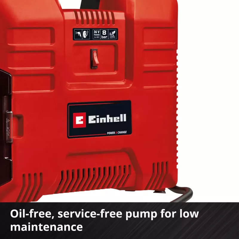 Air Compressor Einhell TE-AC 36/8 130 l/min 8 bar Battery