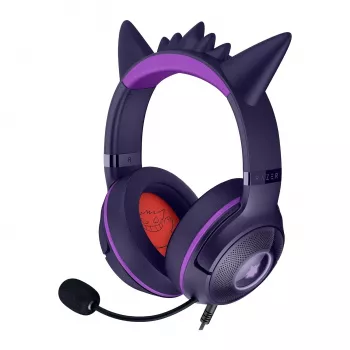 Razer Kraken Kitty V2 - Pokemon Gengar Ed. Kõrvaklapid Juhtmega peavõru Mängimine USB Type-A Roosa