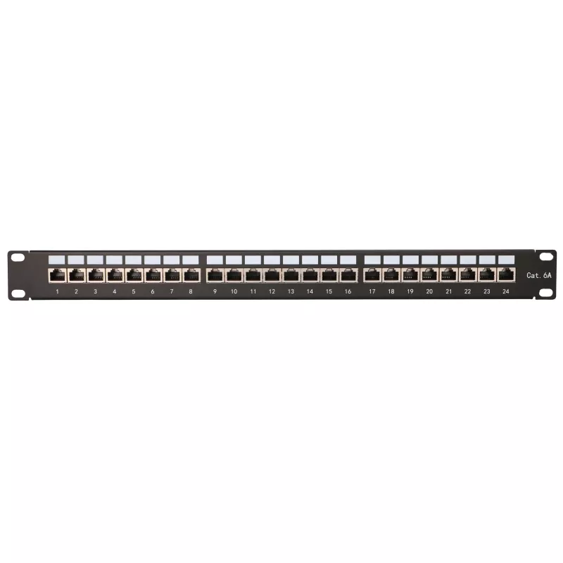 Patch-paneel - Extralink CAT6A STP, 24 porti