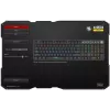Klaviatuur IBOX AURORA K-6 — täissuuruses QWERTY, RF juhtmevaba + Bluetooth, RGB taustvalgustus, mehaanilised madala profiiliga klahvid, must