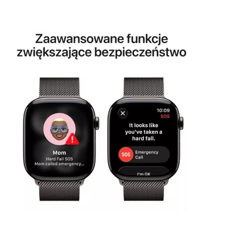 Apple Watch Series 11 GPS + Cellular 46mm Slate Titanium korpus Slate Milanese silmusega M/L