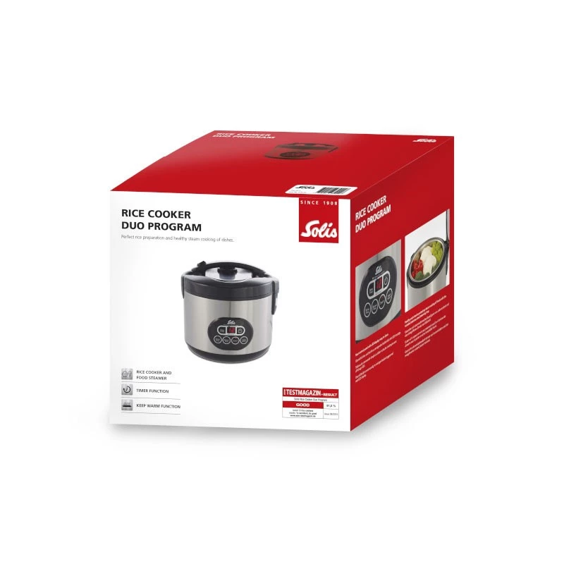 Riisikeetja Solis 979.30 1,2 L 500 W roostevaba teras