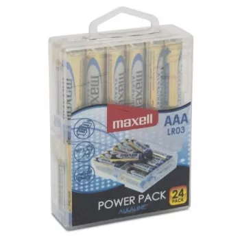 MAXELL Alkaline LR03 patarei, VALUE BOX 24 tk.