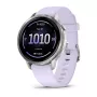 Garmin Venu 4 3,05 cm (1,2) AMOLED 41 mm Digitaalne 390 x 390 pikslit Puuteekraan Hõbedane Wi-Fi GPS (satelliit)