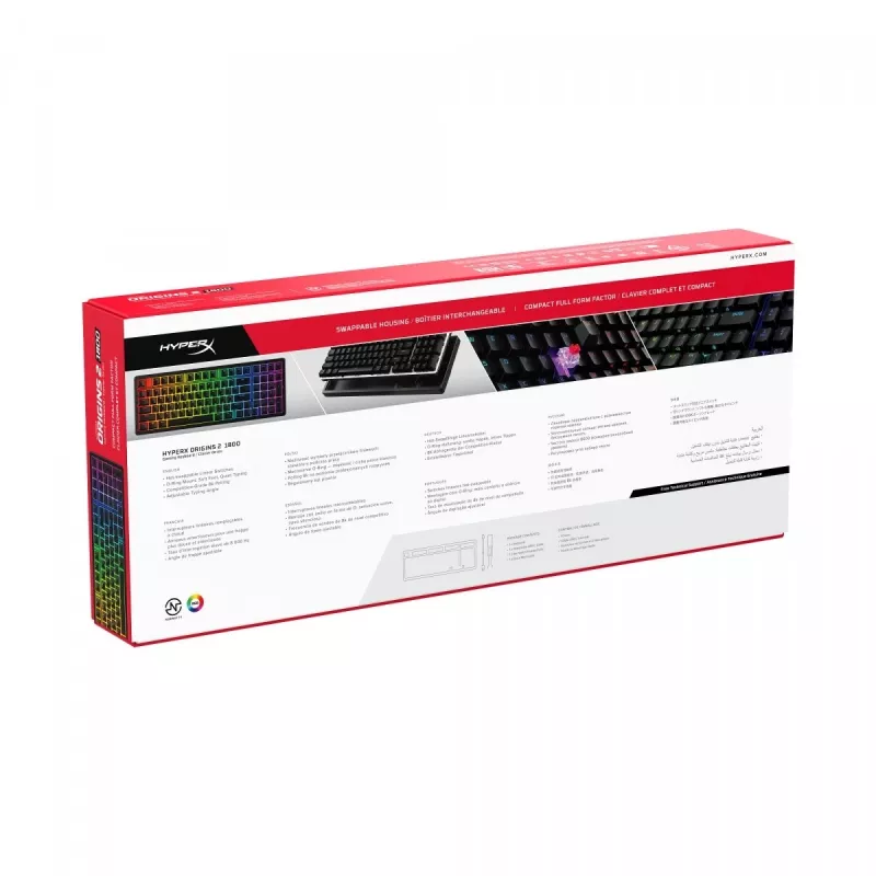 HyperX Origins 2 1800 klaviatuur Must