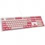 Ducky One 3 Gossamer Pink klaviatuur Mängimine USB US English Roosa, Valge