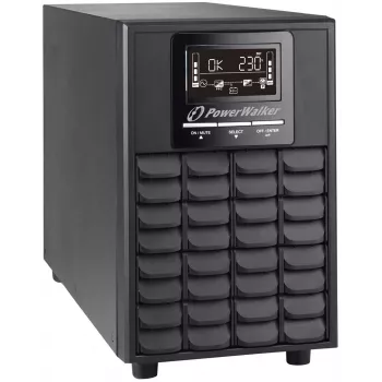PowerWalker VFI 1000 CG PF1 katkematu toiteallikas (UPS) Kahekordne muundus (Online) 1 kVA 1000 W 4 vahelduvvoolu pistikupesa