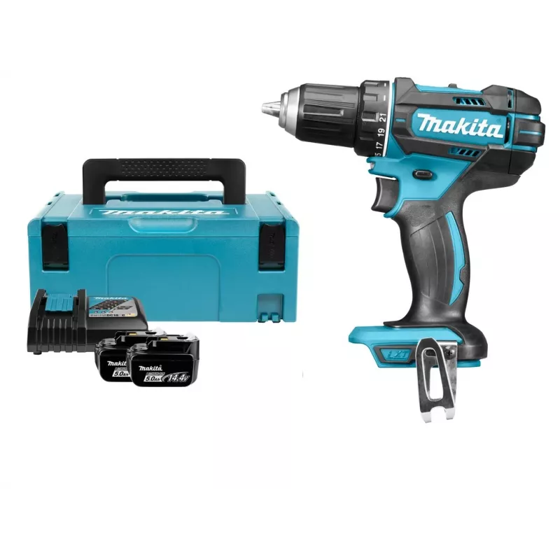 Makita juhtmeta puur-keeraja, 18V, 2x 5,0 Ah Li-ion, 62/36 Nm, 1,7 kg, LED