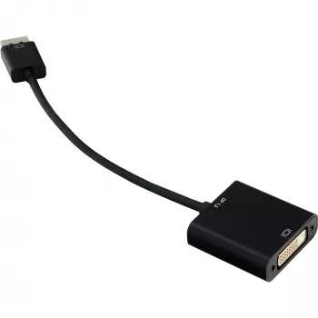 DisplayPort 1.2 > DVI24+1 konverter, kaabel must, 15 cm