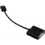 DisplayPort 1.2 > DVI24+1 konverter, kaabel must, 15 cm