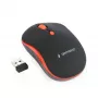 GEMBIRD MUSW-4B-03-R Traadita optiline hiir MUSW-4B-03-R 1600 DPI nano USB Must-Punane