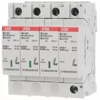 Liigpingepiirik ABB OVRT23N40-275PQ 2CTB803973R1100 — Tüüp OVRT23N40-275PQ, TN-/TT-süsteemidele