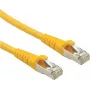 Roline - patch-kaabel - RJ-45 (M) to RJ-45 (M) - 1.5 m - SFTP, PiMF - CAT 6a - kollane