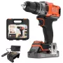Juhtmeta puurtrell Must & Decker BCD382D1XK 18V 2Ah aku