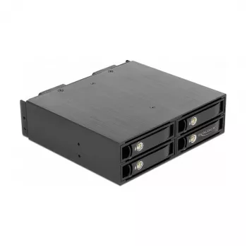5.25? Wechselrahmen für 4 x 2.5? U.2 NVMe SSD mit abschließbaren Trays