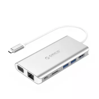USB 3.0 4-pordiline alumiiniumjaotur, extra digital XC-304-SV-PRO