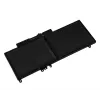 Aku roheline Cell DE102V3 DELL Latitude E5250 E5450 E5550 jaoks, 7,6 V 6200 mAh LiPo, must
