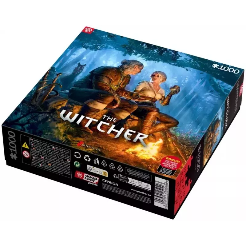 Good Loot Gaming Puzzle: The Witcher Journey of Ciri, 1000 tükki