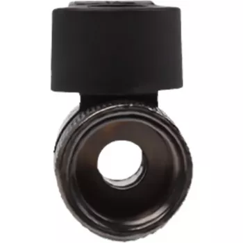 Alphacool 2-suu line kraan G1/4 - Must Nickel (17354)