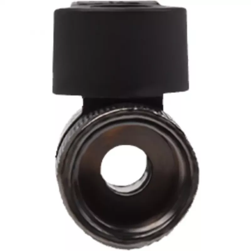 Alphacool 2-suu line kraan G1/4 - Must Nickel (17354)