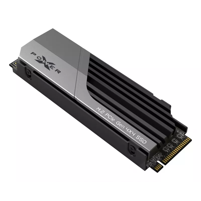 M.2 NVMe SSD Silicon Power 1 TB PCIe 4.0 (2280) — lugemine 7000 MB/s, kirjutamine 6000 MB/s, jahutusribi, 3D NAND, NVMe 2.0